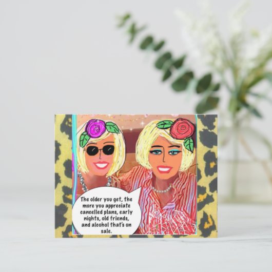 Carte postale (Debout devant)