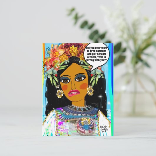 CARTE POSTALE (Debout devant)