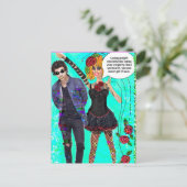 CARTE POSTALE (Debout devant)