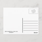 Carte postale (Dos)