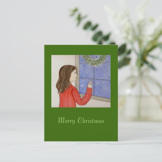 carte postale (Debout devant)