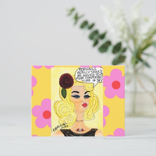 Carte postale (Debout devant)