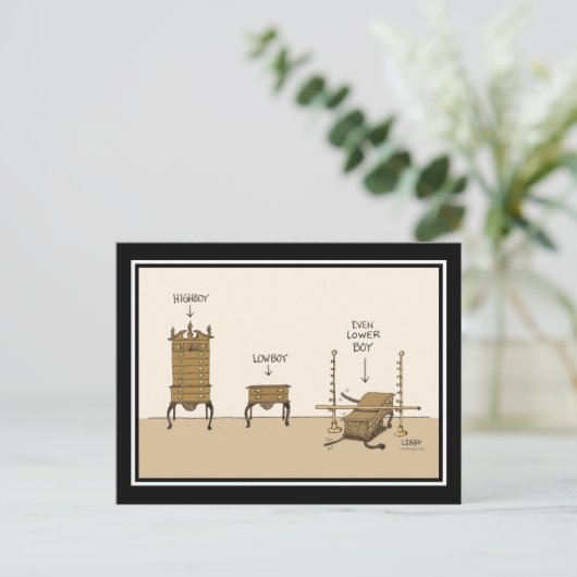 Carte postale (Debout devant)