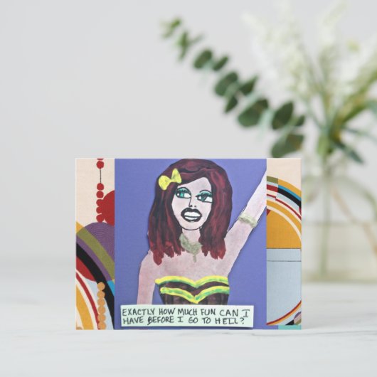 Carte postale (Debout devant)