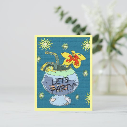 Carte postale (Debout devant)