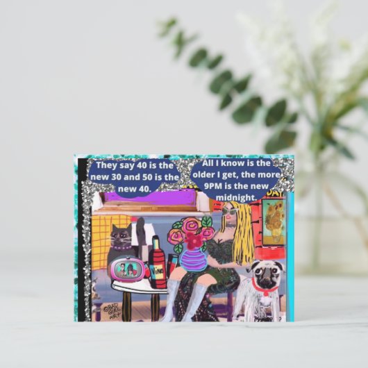 Carte postale (Debout devant)