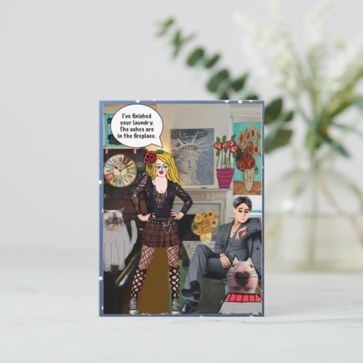 CARTE POSTALE (Debout devant)