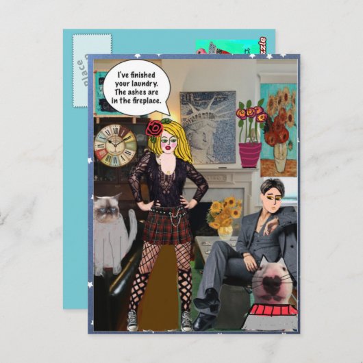 CARTE POSTALE (Devant / Derrière)