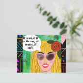 Carte postale (Debout devant)