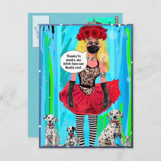 CARTE POSTALE (Devant / Derrière)