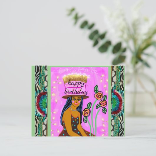 Carte postale (Debout devant)