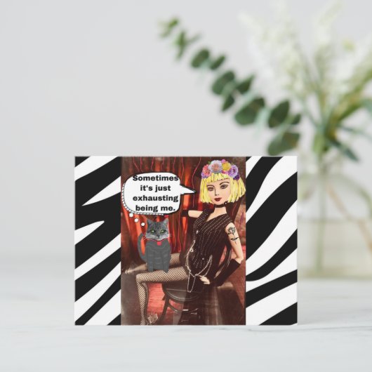 CARTE POSTALE (Debout devant)