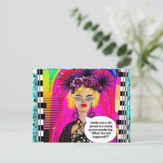 Carte postale (Debout devant)