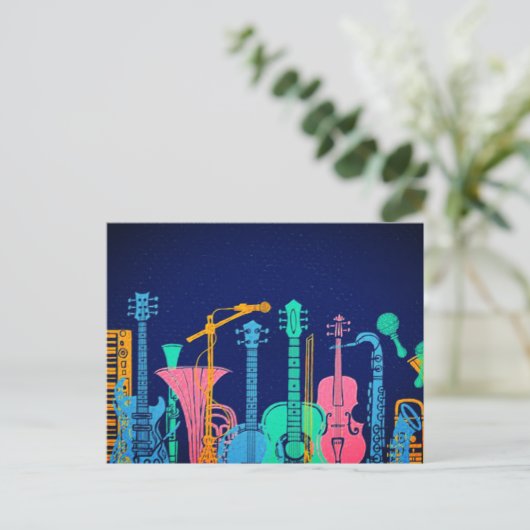 Carte postale (Debout devant)