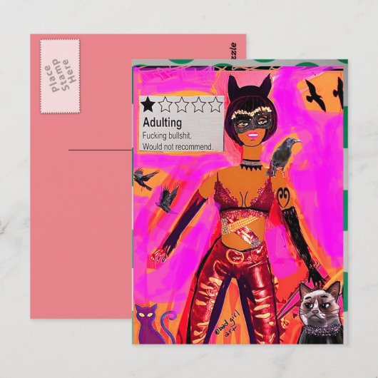 CARTE POSTALE (Devant / Derrière)