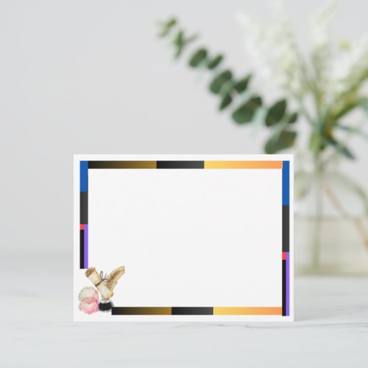 carte postale (Debout devant)