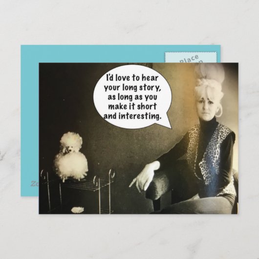 CARTE POSTALE (Devant / Derrière)