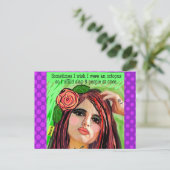 Carte postale (Debout devant)