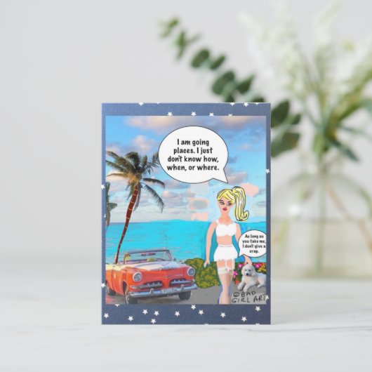 CARTE POSTALE (Debout devant)