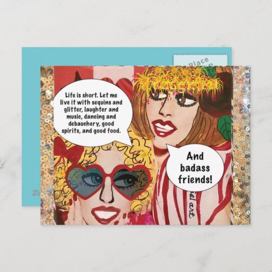 CARTE POSTALE (Devant / Derrière)