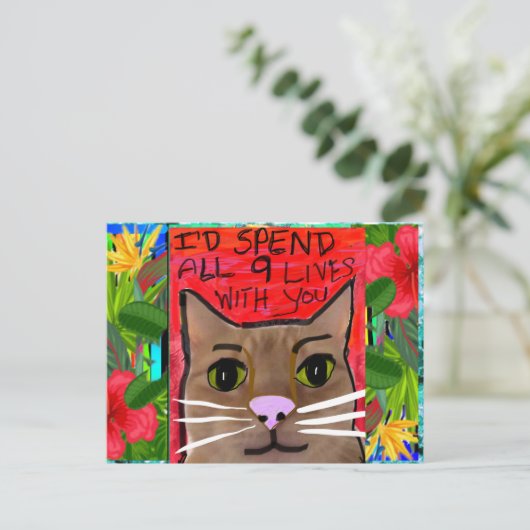 Carte postale (Debout devant)