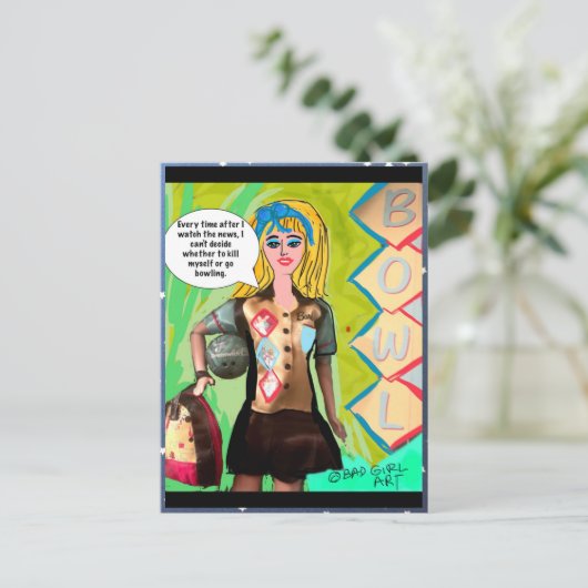 CARTE POSTALE (Debout devant)