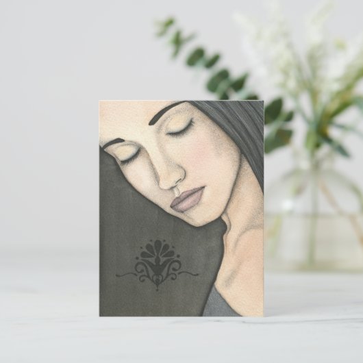 Carte postale (Debout devant)