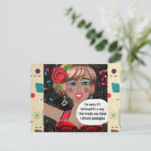 Carte postale (Debout devant)