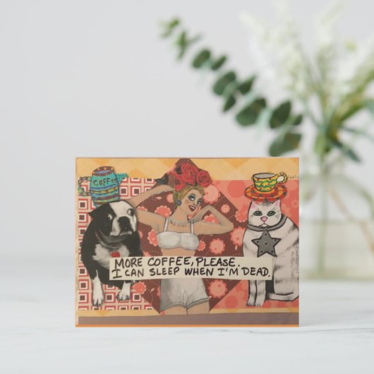 CARTE POSTALE (Debout devant)