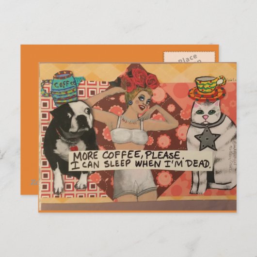 CARTE POSTALE (Devant / Derrière)