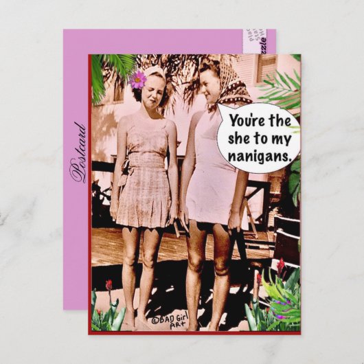 CARTE POSTALE (Devant / Derrière)