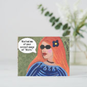 CARTE POSTALE (Debout devant)