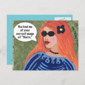 CARTE POSTALE (Devant / Derrière)