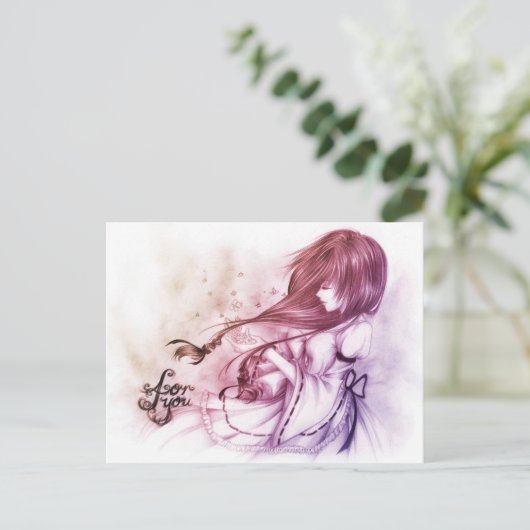 Carte postale (Debout devant)