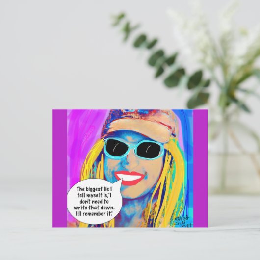 Carte postale (Debout devant)