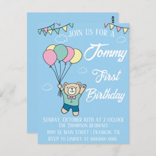 Carte postale (Devant / Derrière)