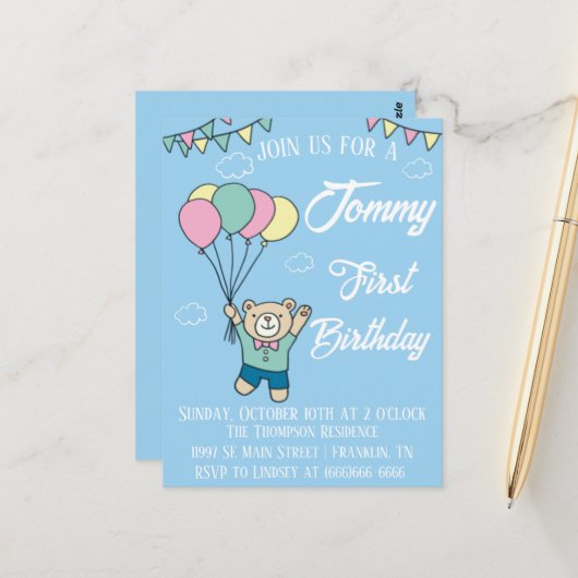 Carte postale (Devant/Arrière en situation)