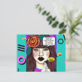 Carte postale (Debout devant)