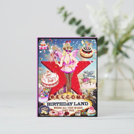 CARTE POSTALE (Debout devant)