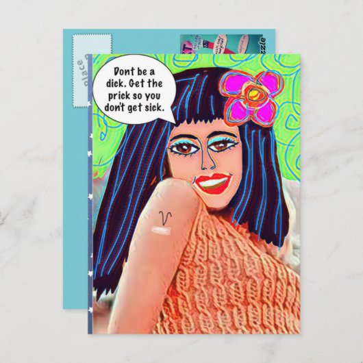 CARTE POSTALE (Devant / Derrière)