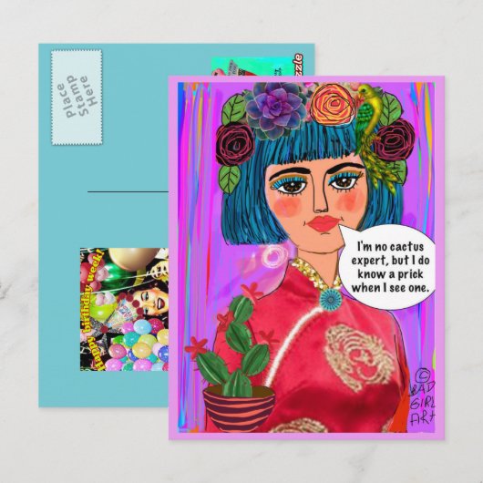 CARTE POSTALE (Devant / Derrière)