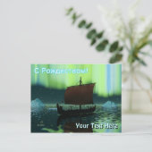 Carte Postale С Р о ж д е т с - Viking Ship (Debout devant)