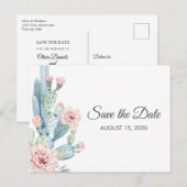 Carte Postale С actus & succulent. Botanique moderne Enregistrer (Devant / Derrière)