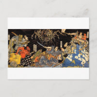 お 化 け 蛛, 国, 芳, Monster Spider, Kuniyoshi, Ukiyo-e