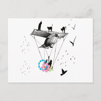 CARTE POSTALE と 飛 機