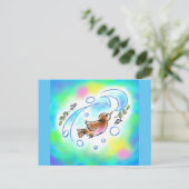 CARTE POSTALE カワガラスちゃんポストカード ポストカード (Debout devant)