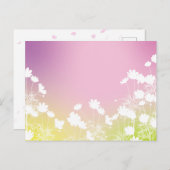 CARTE POSTALE コスモスの花|秋の風を感じるポストカード (Devant / Derrière)