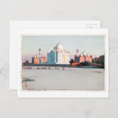 Carte Postale タ ー ・ マ ル ジ, Taj Mahal, Agra, Hiroshi Yoshida, Woo (Devant / Derrière)