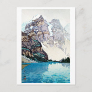Carte Postale モ レ ー 湖, Lac Moraine, Hiroshi Yoshida, Coupe de bo