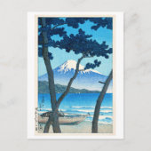 Carte Postale 三保の富士, Le mont Fuji à Miho, Hasui Kawase (Devant)